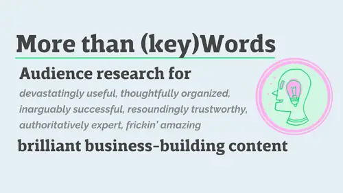 More than (key)Words: Audience research course